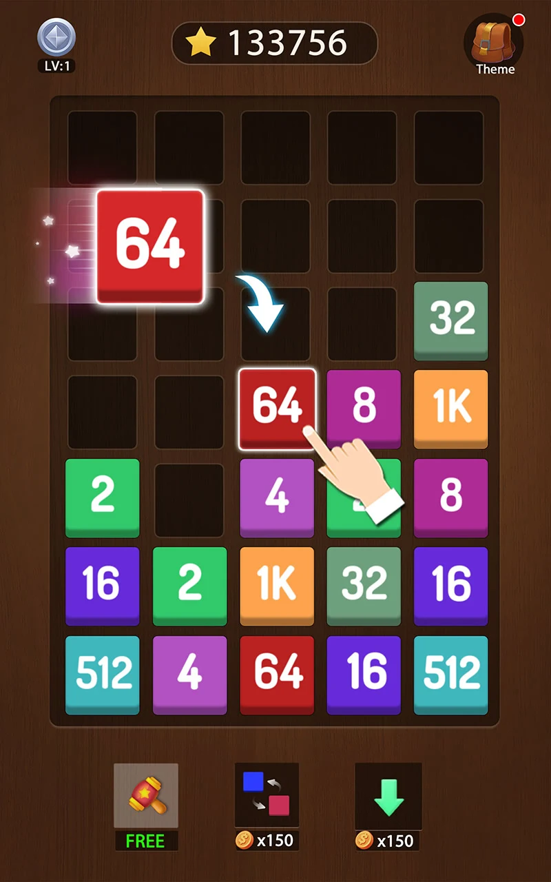 Merge Block - Puzzle games screenshot