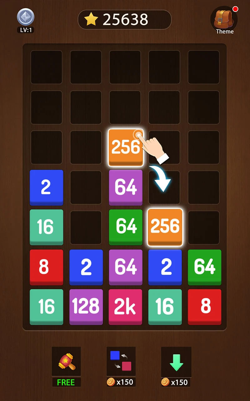 Merge Block - Puzzle games screenshot