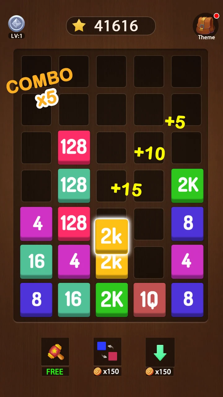 Merge Block - Puzzle games screenshot